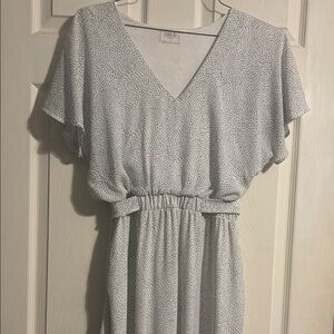 Elegant Gray Women's Dress